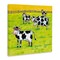 Stupell Industries Funny Cow Herd with Specs Canvas Design by Roger Straub